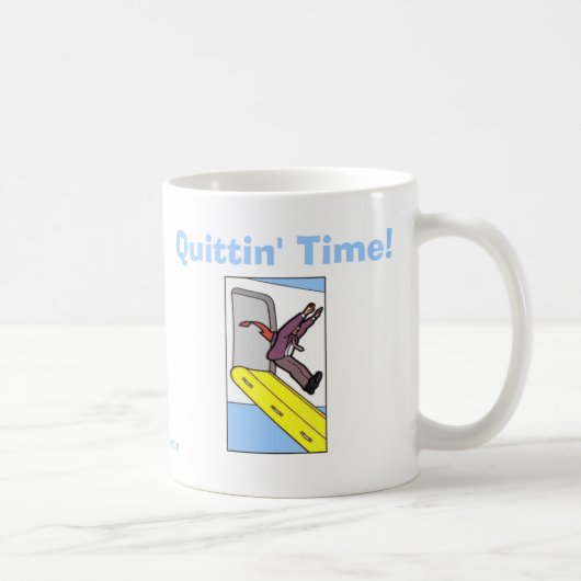 Quittinの時間! -スティーブンのスレート工 コーヒーマグカップ (右)