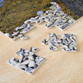 Quoddyの西のヘッド灯台、Lubecメイン ジグソーパズル (側面)