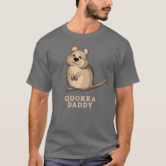 Quokkaの恋人のオーストラリアのカスタムな文字 Tシャツ (正面)