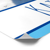 QuokkaオンビーチAustralia Blue Boys ポスター (角)