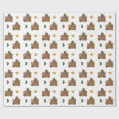 Quokkaクリスマスツリーおもしろい動物クリスマス ラッピングペーパー (フラット)