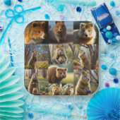 『Quokkaクロニックス心温まるフォトコラージュ』 ペーパープレート (パーティー)