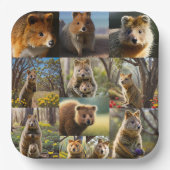 『Quokkaクロニックス心温まるフォトコラージュ』 ペーパープレート (正面)