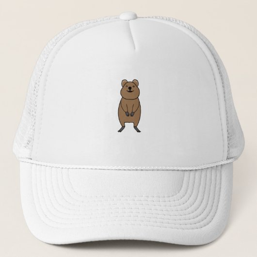 Quokkaハッピーキュート子供へ動物 キャップ (正面)