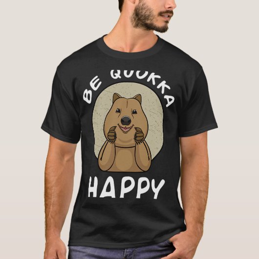 Quokka動物オーストラリア動物学者Zookeeper Wildl Tシャツ (正面)