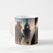 Quokka彼らは私をミスター、コーヒーマグと呼ぶ コーヒーマグカップ (正面左)