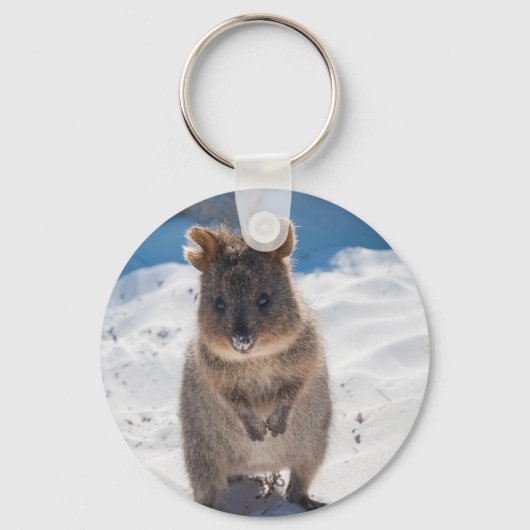 Quokka：世界で最も幸せな動物 キーホルダー (正面)