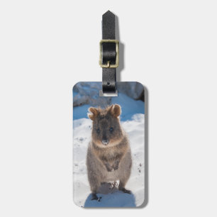 Quokka: 惑星の最も幸せな動物! ラゲッジタグ