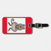 QUOKKA – 絶滅危惧動物 – オーストラリア – ラゲッジタグ (正面横)