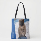Quokka Australia Cute Animal on the Beach Photo トートバッグ (正面)