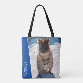Quokka Australia Cute Animal on the Beach Photo トートバッグ