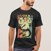Quokka Gestreift Tシャツ (正面)
