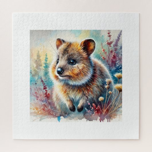 Quokka in a Vibrant Dreamscape 210824AREF143 - Wat ジグソーパズル (縦)