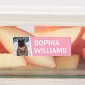 Quokka on the beach Cute Animal Photo Australia ラベル (貼付)