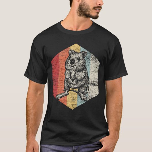 Quokka Polygon Tシャツ (正面)