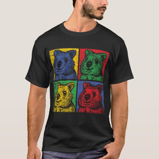 Quokka Popart Tシャツ (正面)