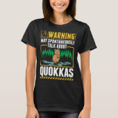 Quokka Short tailed Kangaroo  1 Tシャツ (正面)
