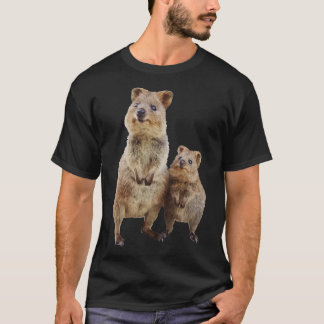 Quokka with Baby Cute Australian Teddy Bear Essent Tシャツ
