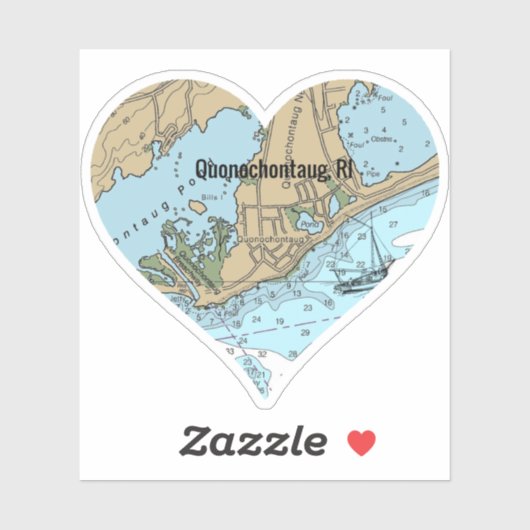 Quonochontaug Rhode Island シール (シート)