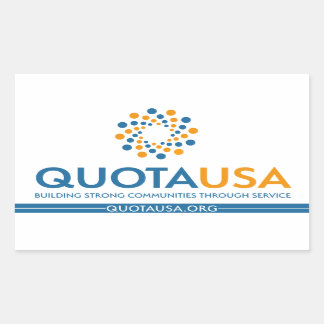 Quota USA -RectSticker 長方形シール