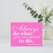 Quotable - Do What You Fear Most – ポストカード (スタンド正面)