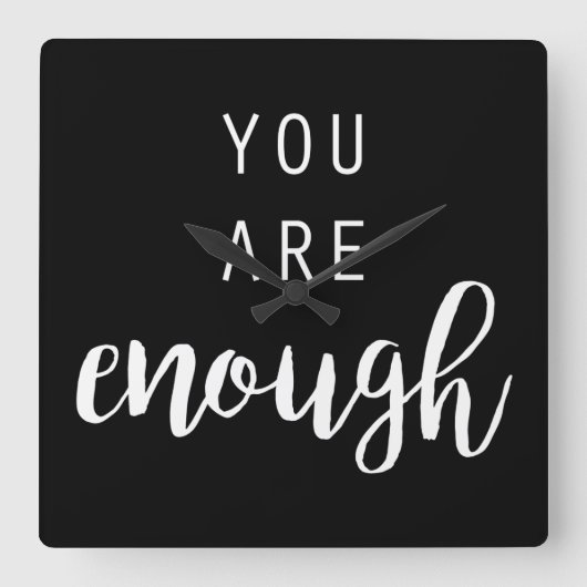 Quotable III スクエア壁時計 (正面)