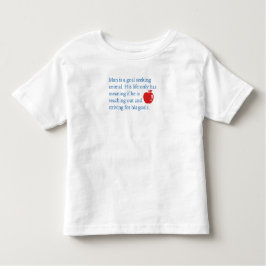 quote  トドラーTシャツ
