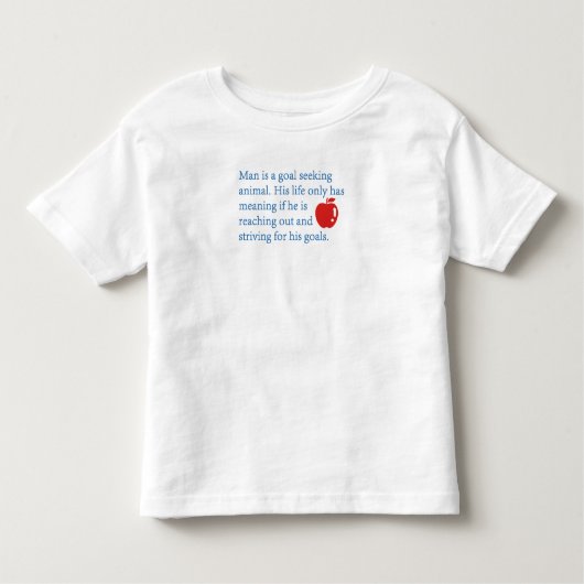 quote  トドラーTシャツ (正面)