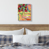 Quote "a flower does not hurry, yet it blossoms"  キャンバスプリント (インサイチュ (寝室))