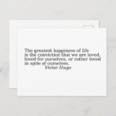 Quote about life ポストカード (正面/裏面)