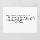 Quote about life ポストカード (正面)