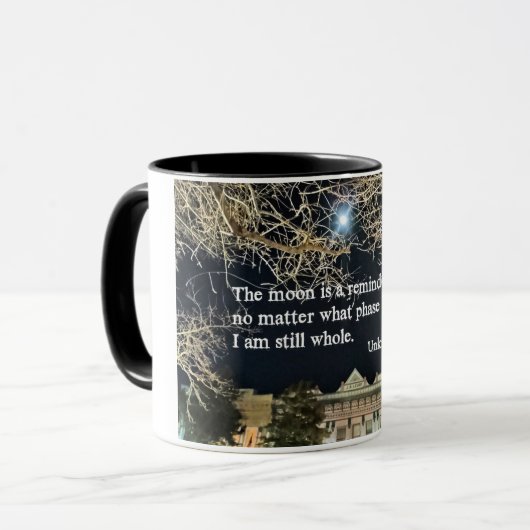 Quote about self worth. マグカップ (正面左)