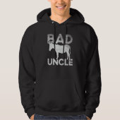 Quote Bad uncle Distressed Donkey Pun パーカ (正面)