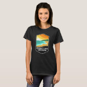 Quote Bassett Lake Loon Michigan Tシャツ (正面フル)