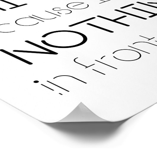 Quote - I know my future is limitless ポスター (角)