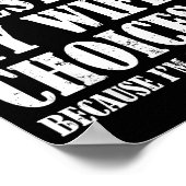 Quote I Never Question My Wife's Choices Husband ポスター (角)