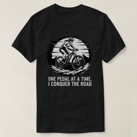 Quote MTB motivation. Tシャツ (デザイン正面)