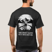 Quote MTB motivation. Tシャツ (裏面)