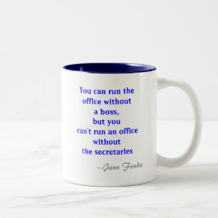 Quote Mugオフィスの秘書 ツートーンマグカップ