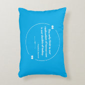 Quote of Courage Accent Pillow アクセントクッション (正面(垂直))