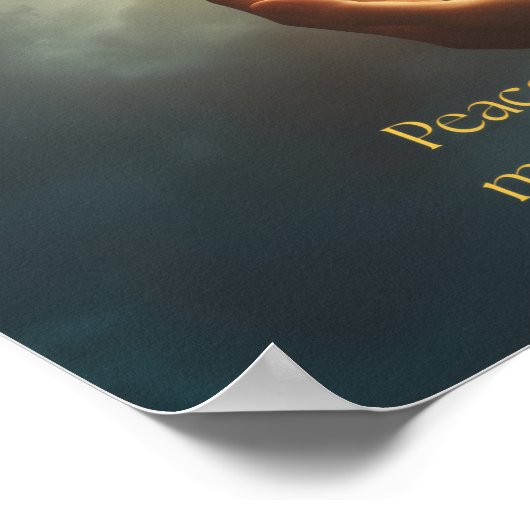 Quote of Finding Peace ポスター (角)