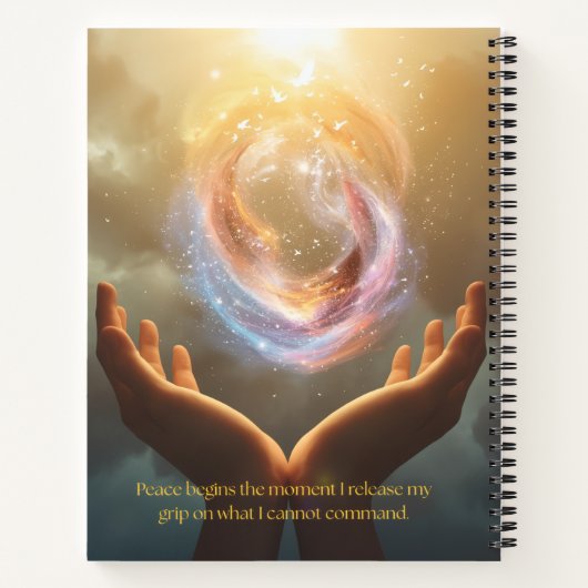 Quote of Peace Journal ノートブック (裏面)