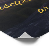 Quote on Discipline Poster ポスター (角)