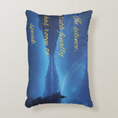 Quote on Silence Pillow アクセントクッション (正面(垂直))