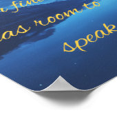 Quote on Silence Poster ポスター (角)