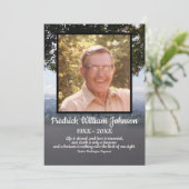 Quote Photo San Francisco Background Funeral プログラム (スタンド正面)