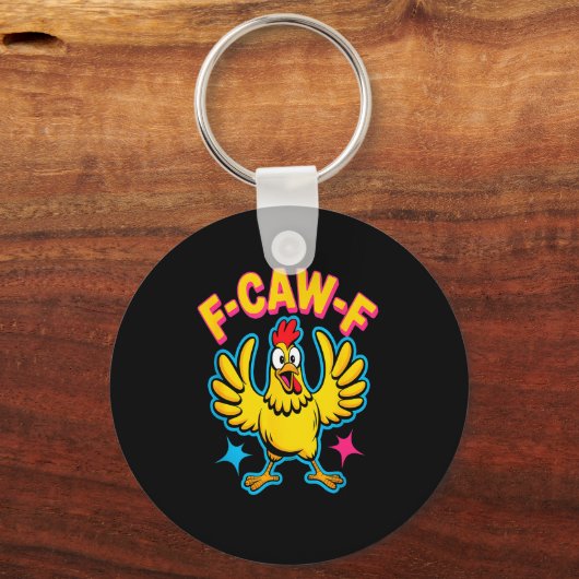 Quote Rooster Meme キーホルダー (正面)