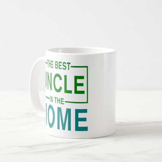 Quotes最も最高のなHome Funny叔父さんの最も最高のな叔父さん コーヒーマグカップ (正面左)