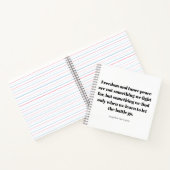 Quotes about inner peace ノートブック (内部)