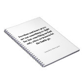 Quotes about inner peace ノートブック (右側)